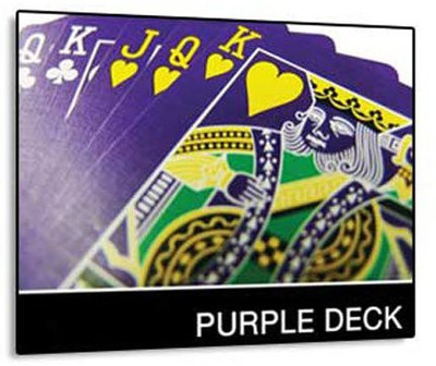 

Magic Makers The Purple Deck Bicycle Playing Cards(Purple)