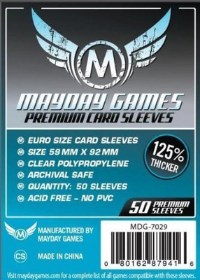 

Mayday Games Premium Sleeves50 Pcs(Blue)