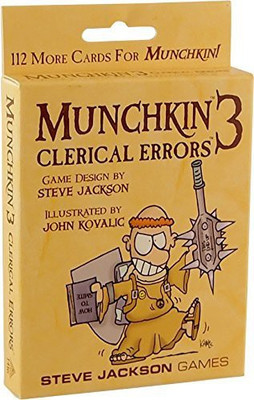 Steve Jackson Games Munchkin 3 Clerical Errors(Gold)