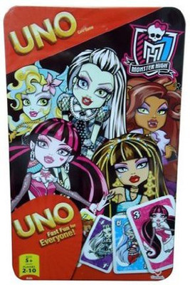 

Mattel Uno In Tin Box Monster High(Multicolor)