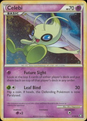 

Pokemon Celebi (3/102) Hs Triumphant Holo(Pink)