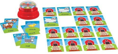 

Melissa & Doug Press And Spin Farm Animal Pairs(Multicolor)