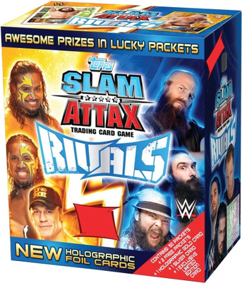 Topps WWE Slam Attax Rivals Carry Box(Multicolor)