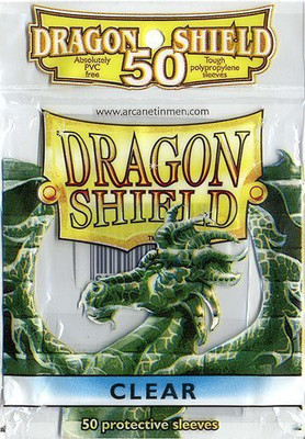 

Dragon Shield Protective Sleeves (50 Count)Clear(Green)