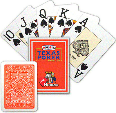 

Modiano Texas Poker Jumbo Orange