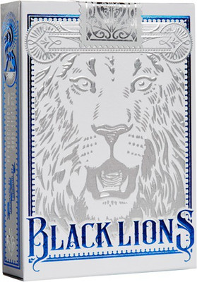 

DavidBlaine Black Lions Playing Cards (BLUE) Edition Deck(Blue)