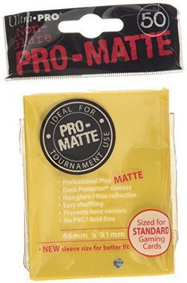 

Ultra Pro Promatte Yellow Deck Protector(Gold)