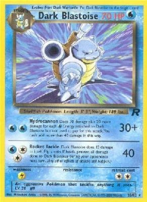 

Pokemon Dark Blastoise Team Rocket 20(Blue)