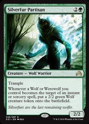 

Magic: the Gathering Silverfur Partisan Shadows Over Innistrad(Green)