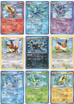 

Pokemon Team Plasma Eeveelutions Master Set (9 S) Ft(Multicolor)