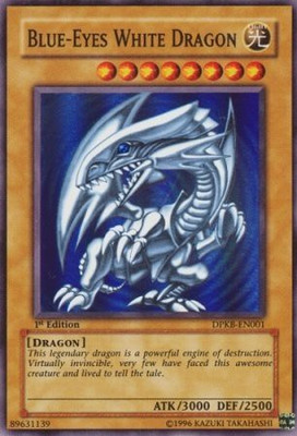 

Yu-Gi-Oh! Blueeyes White Dragon (Dpkben001) Duelist Pack Kaiba 1St(Brown)