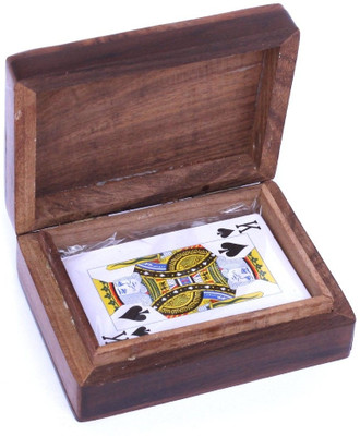 

Home Sparkle Playing Cards Box(Brown)
