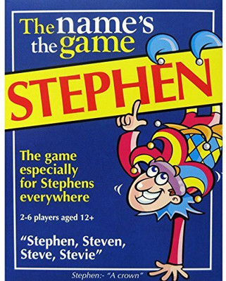 

The Name's the Game Stephen'S Fun Mens Birthday Gift Idea For Men Called(Blue)