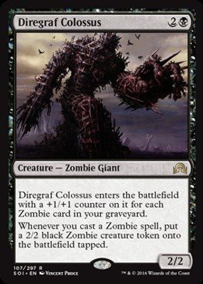 Magic: the Gathering Diregraf Colossus - Shadows Over Innistrad(Black)