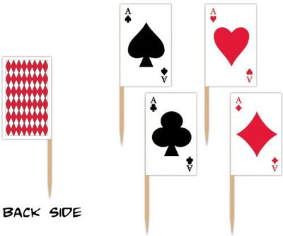 

Beistle 60099 50Pack Playing Picks21/2Inch(Multicolor)