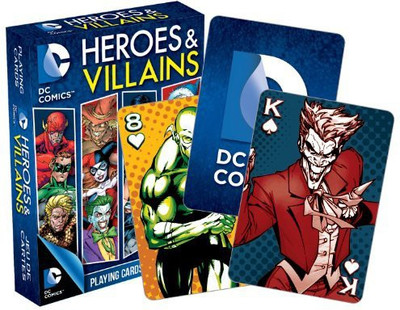 

Aquarius Dc Comics Heroes And Villains Playing Cards(Multicolor)