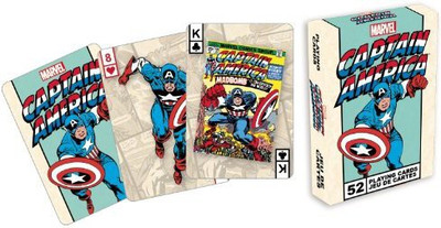 

Aquarius Marvel Comics Captain America Playing(Multicolor)