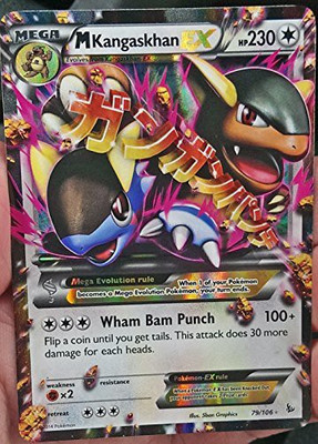 

Pokemon M/Mega Kangaskhan (79/106) Xy Flashfire Holo Rare(Multicolor)