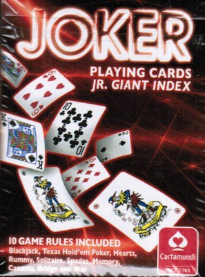 

Cartamundi Joker Playing Cards(Maroon)