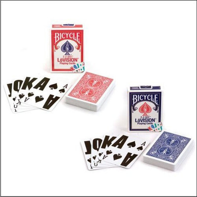 

S&S Worldwide Low Vision Playing Cards(Multicolor)