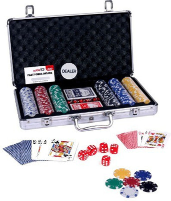 Casinoite Diced Poker Chip Set without Denomination 300 Toy