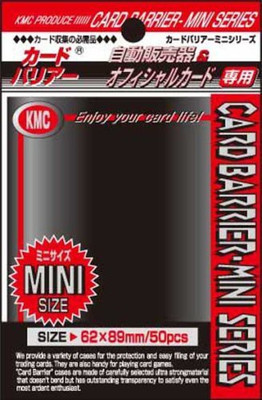 

KMC 50 Pochettes Barrier Noir Jap(Black)
