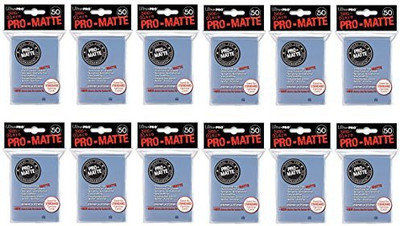 

Ultra Pro 600 Clear Promatte Deck Protectors Sleeves Standard Size(Blue)