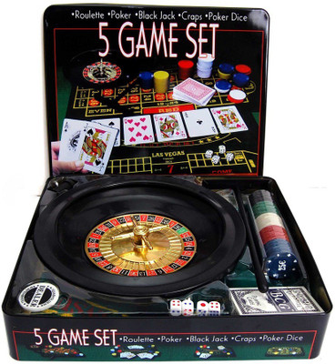 

MOG 5 in 1 Casino Game Set(Multicolor)