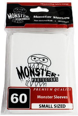 

Monster Protector Sleeves Sleeves Smaller Size Gloss Finish W/Logo White(White)