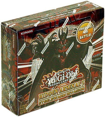 

Yu-Gi-Oh! Yugioh Yugioh Hidden Arsenal 5 Steelswarm Invasion Booster(Black)