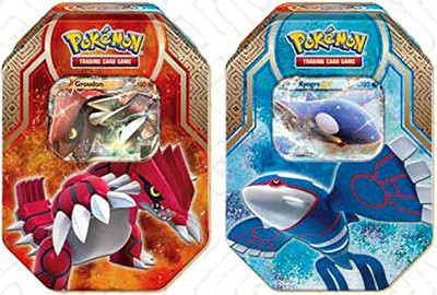 

Pokemon Legends Of Hoenn Set Of Both Collector Tins [Kyogreex(Multicolor)