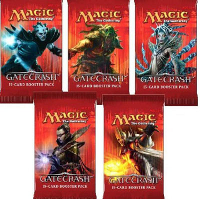 

Magic: the Gathering 5 (Five) Packs Of Mtg Gatecrash(Red)