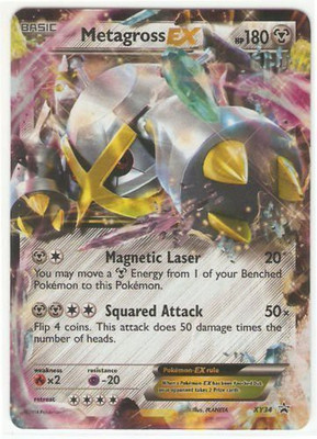 

Pokemon Shiny Metagrossex (Xy 34) Xy Black Star Promos Holo(Multicolor)