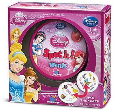 

Asmodee Spot It Disney Princess Words(Pink)