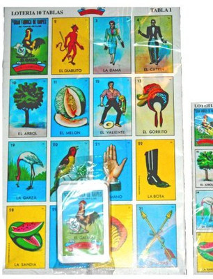 

Don Clemente Mexican Jumbo Loteria Set 10 Very Large Boardsdeck Offun(Multicolor)
