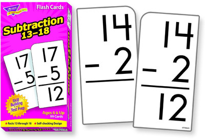 

Trend Enterprises Inc Skill Drill Flash Cards: Subtraction(Pink)