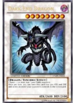 

Yu-Gi-Oh! Yugioh Shonen Jump Promo Ultra Rare Single Dark End Dragon(Black)