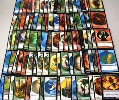 

Magic: the Gathering 25 Random Creature Tokens(Multicolor)