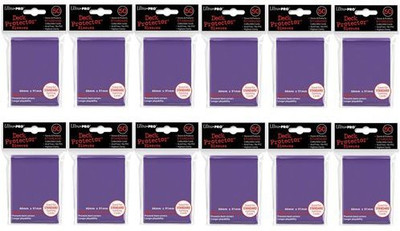 

Ultra Pro (600X) Purple Deck Protectors Sleeves Standard Mtg Colors(Purple)