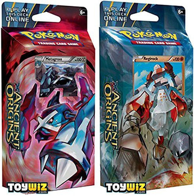 

Pokemon Get Both Decks Ancient Origins Xy7 Theme Deck Set Tcg Xy(Multicolor)