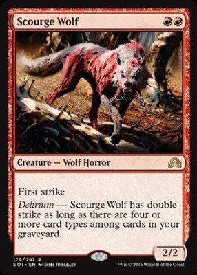 

Magic: the Gathering Scourge Wolf Shadows Over Innistrad(Red)