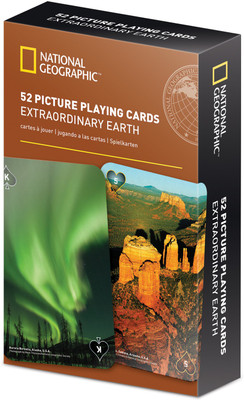 

That Company Called IF National Geographic 52 Picture Playing Cards - Extraordinary Earth(Multicolor)