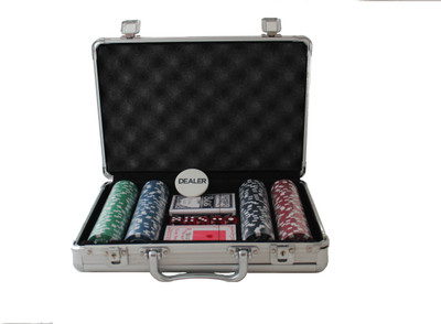 

MOG Poker Set - 200 Chips (Silver Case)(Multicolor)