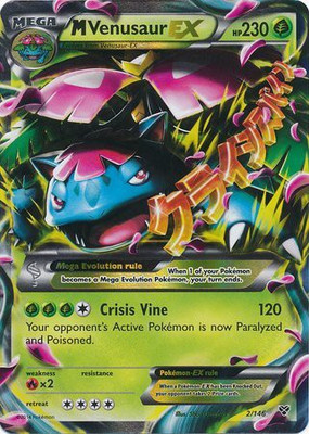 

Pokemon M/Mega Venusaur Ex (Xy 2/146) [Ultrarare/Holofoil](Multicolor)