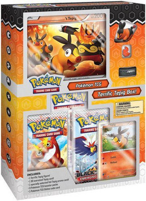 

Pokemon Black White Starter Box Terrific Tepig(Orange)