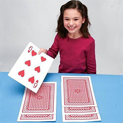 S&S Worldwide Super Jumbo Playing Cards(Red)
