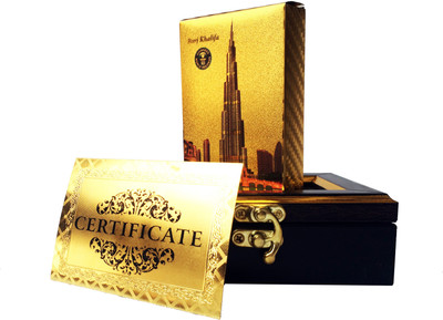

KBNBS 24K Gold Foil Playing Cards(Golden)