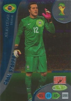 

Adrenalyn XL Fifa World Cup 2014 Brazil Julio Cesar Goal Stopper(Green)