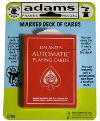 

S.S. Adams Company Ss Adams Deland'S Marked Deck Red Or Blue(Red)