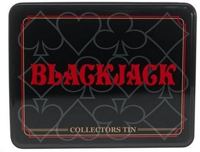 

Vintage Sports Cards Inc Blackjack Tin(Black)